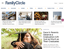 Tablet Screenshot of familycircle.com